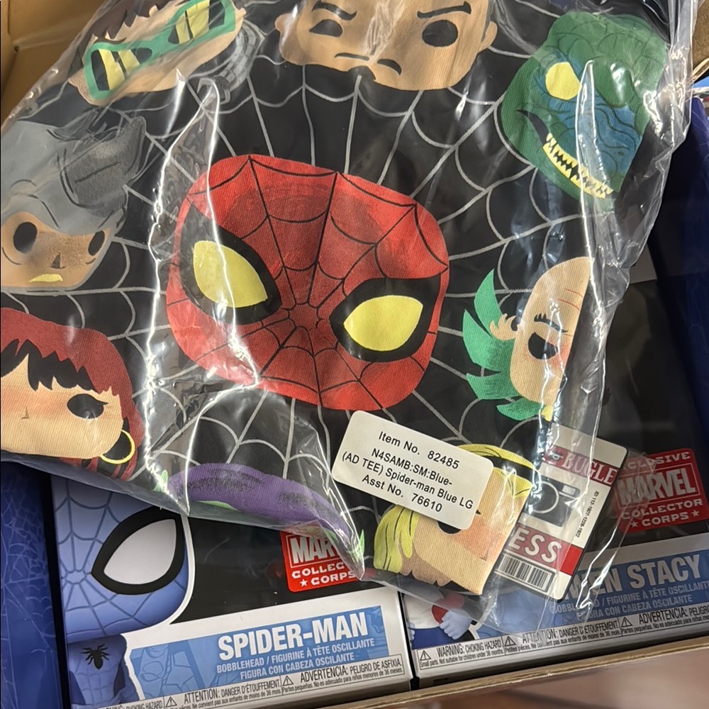 Spider Man Blue Funko Box